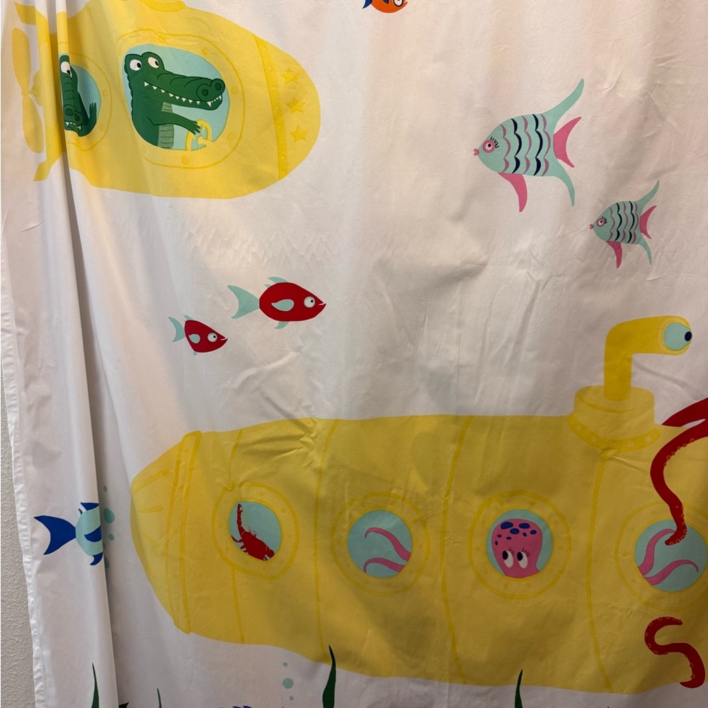 Pottery Barn Kids shower Cotton Curtain